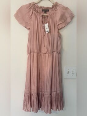 Banana Republic Rose Flutter Sleeve Dress 4 (NEW)